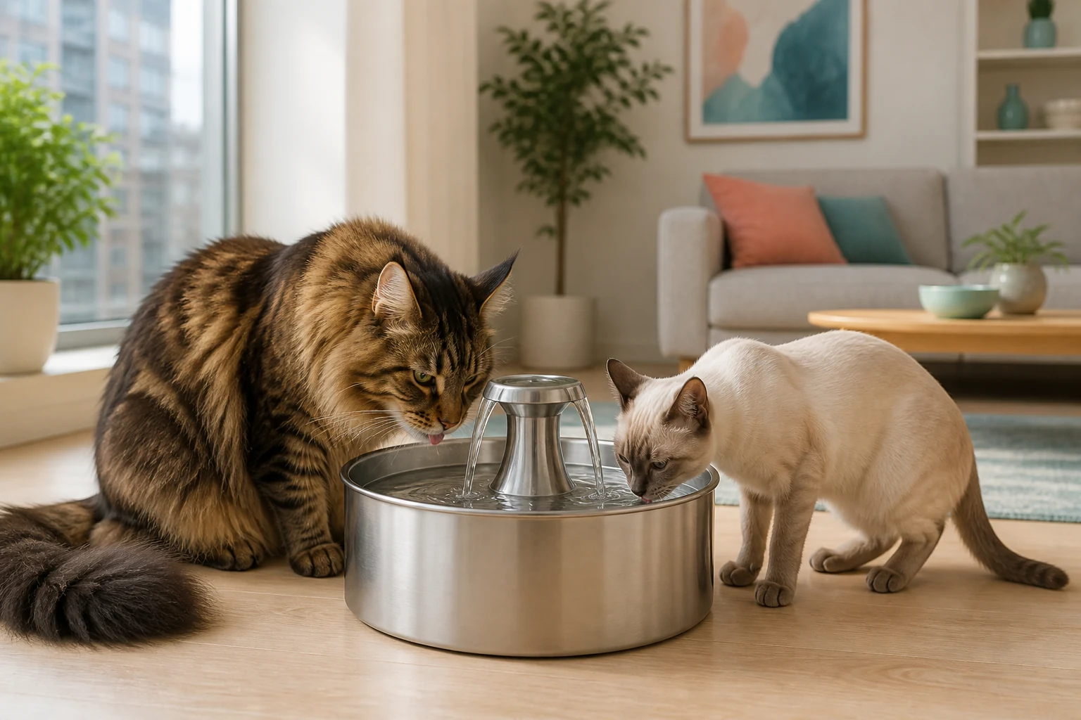 Best Cat Water Fountains for Multiple Cats: 4 Researched Options