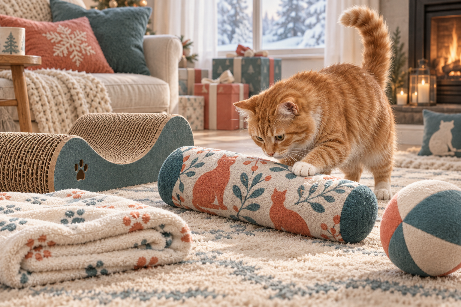 Christmas Gifts for Cats: Choose by Play and Daily Needs