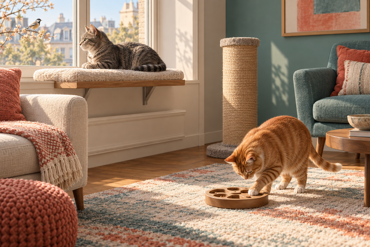 Daily Indoor Cat Enrichment Plan: A Morning-to-Evening Routine